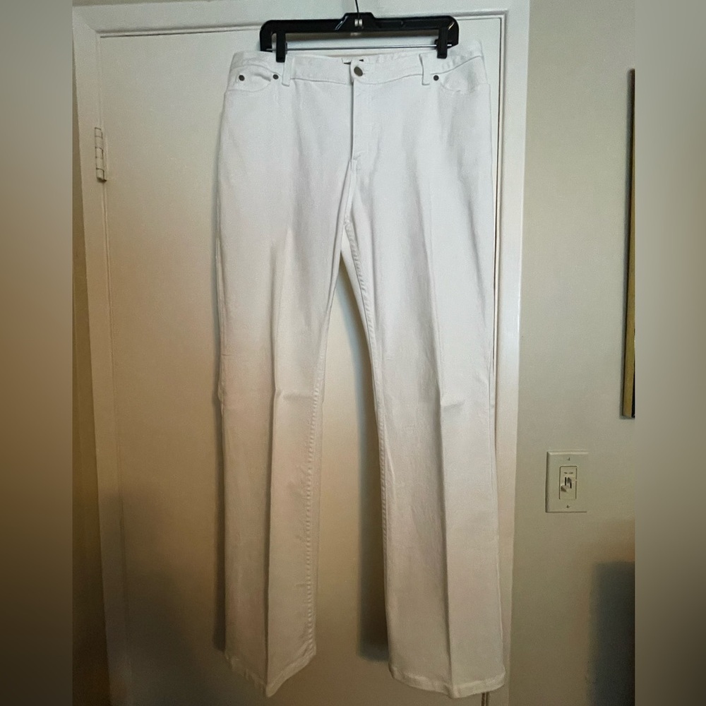 Caslon White Straight Leg Jeans